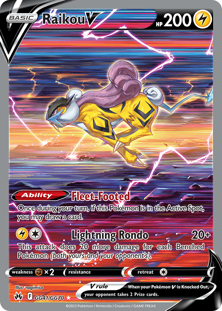 Crown Zenith Galarian Gallery Raikou V #GG41/70